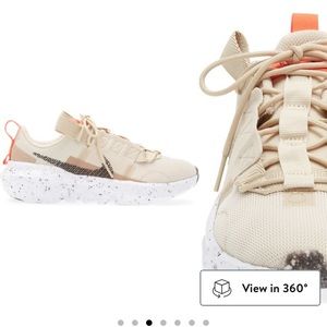 Nike Crater Impact Sneaker Sanddrift/Black/Crimson sz 8